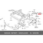 Рычаг подвески NISSAN 54525JL00C