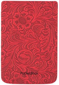 Фото 1/3 Чехол для PocketBook 606, 616, 617, 627, 628, 632, 633 узор, красный (HPUC-632-R-F)