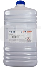 Тонер для заправки Тонер KR1C для RICOH MPC2003 (CET) Cyan, 500г/бут, (унив.), CET111128C-500