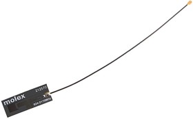 Фото 1/3 212570-0150, Antenna, Cellular, 1.71 GHz to 2.17 GHz, 1.76 dBi, Linear, Adhesive
