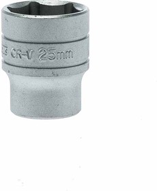 Фото 1/2 M1205256-C, 1/2 in Drive 25mm Standard Socket, 6 point, 40 mm Overall Length