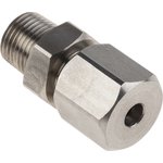 1/8 BSPT Compression Fitting for Use with Thermocouple or PRT Probe, 4mm Probe