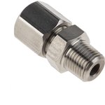 1/8 BSPT Compression Fitting for Use with Thermocouple or PRT Probe, 4mm Probe