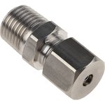 1/4 BSPT Compression Fitting for Use with Thermocouple or PRT Probe, 4mm Probe
