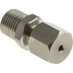 1/8 NPT Compression Fitting for Use with Thermocouple or PRT Probe, 2mm Probe ...