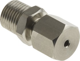 Фото 1/3 1/8 NPT Compression Fitting for Use with Thermocouple or PRT Probe, 2mm Probe, RoHS Standard