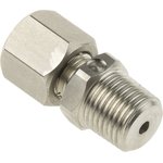 1/8 NPT Compression Fitting for Use with Thermocouple or PRT Probe, 2mm Probe ...