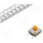 KSC421G 70SH LFS PF, Switch Tactile OFF Mom SPST Round Button Gull Wing 0.05A ...