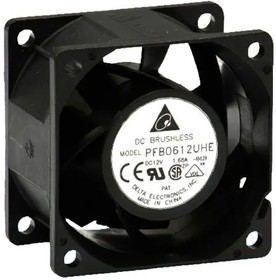 PFB0412EHN-TP06, DC Fans Fan, 40x28mm, 12VDC, 21.83CFM, Ball, 4-Lead Wires, Lock Rotor Sensor, Tach/PWM