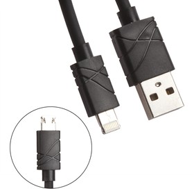 Фото 1/2 USB Дата-кабель "2 in 1 Connector" Micro USB, для Apple 8 pin 1 м черный