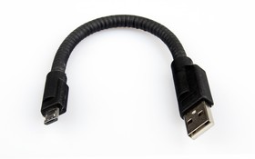 USB Дата-кабель "жесткий держатель" micro USB (коробка)