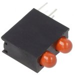 OSR6LX3E34B-3F2B, LED; in housing; red; 3mm; No.of diodes: 2; 20mA; Lens ...