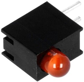 Фото 1/2 H30E-1SD, LED; in housing; red; 3mm; No.of diodes: 1; 20mA; Lens: red,diffused