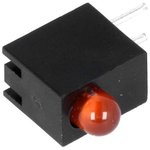 H30C-1SD, LED; in housing; red; 3mm; No.of diodes: 1; 20mA; Lens: red,diffused