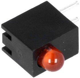 Фото 1/2 H30C-1SD, LED; in housing; red; 3mm; No.of diodes: 1; 20mA; Lens: red,diffused