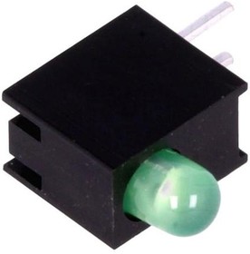 Фото 1/2 H30E-1GD, LED; in housing; green; 3mm; No.of diodes: 1; 20mA; 80°; 1.6?2.6V