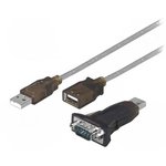 93128, Адаптер USB-RS232, вилка USB A,D-Sub "папа" 9pin, 1,5м, USB 2.0