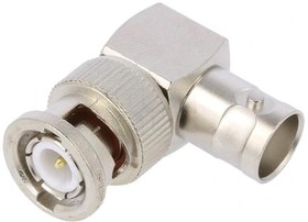 Фото 1/4 J01004A0617, Right Angle 50Ω RF Adapter BNC Plug to BNC Socket 4GHz