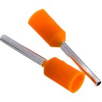 E0508 orange, Наконечник для провода 0,5 мм2 L=8 мм / E0508 orange