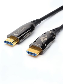 Фото 1/8 AT8876, ATcom HDMI 2.1 (m) - HDMI 2.1 (m) 40 м, Кабель HDMI 40 м (HIGH speed, Metal gold, Optical) 8K VER 2.1