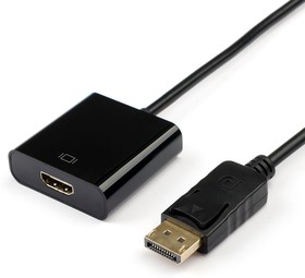 Фото 1/2 AT6852, Переходник 0.1 м DisplayPort(m)  =  HDMI(f)