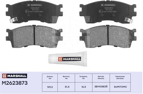 M2623873, Колодки тормозные Kia Spectra (ИЖ), Rio (DC) 14" 00-05 передние Marshall