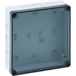 10601301, TK PS Series Grey Polystyrene Enclosure, IP66, Transparent Lid ...