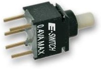 800UDP8P1A1M6RER1BLK, Pushbutton Switches Pushbutton, DPDT , On-(On), Through Hole, Right Angle, Black, IP67