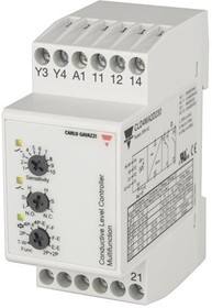 CLD4MA2D115, Модуль реле контроля уровня, уровень проводящей жидкости, DIN