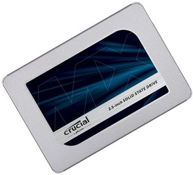 Фото 1/10 Твердотельный накопитель SSD Crucial MX500 CT250MX500SSD1 250GB 2.5" Client SATA 6Gb/s, 560/510, IOPS 95/90K, 3D TLC, 7mm (with 9.5mm