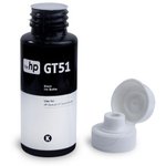GT51-PIGMENT -BK, Совместимые чернила черные для HP GT51 - 90мл. Black pigment