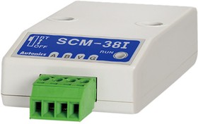 SCM-38I, Преобразователь интерфейсов, (RS232c - RS485 ), 1200~115200bps, Максимум 1.2 км, До 32 устройств, 12-24В=
