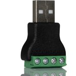 Straight, Cable Mount, Plug Type A 3.0 USB Connector