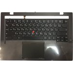 Клавиатура (топ-панель) для ноутбука Lenovo ThinkPad X1 Carbon Gen 2 2014 черная ...