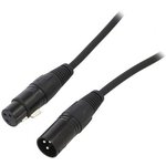 FC619103, Audio Cable, XLR 3-Pin Plug - XLR 3-Pin Socket, 3m