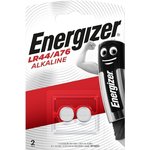 Алкалиновая Батарейка Energizer, Alkaline LR44 (A76) 2 шт/блист (цена за блистер)