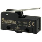 MN2KIM1, Микропереключатель 10А 250VAC с лапкой
