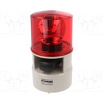 S125DLR-WA-24-R, Сигнализатор светозвуковой, 24ВDC, Цвет красный, IP54, -20-50°C