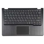 Клавиатура (топ-панель) для ноутбука Lenovo IdeaPad Yoga 3-1170 черная с черным ...