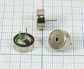 Зуммер магнитоэлектрический без генератора, 10x 4, напряжение 1.5В, сопротивление 6 Ом, частота 3.2 кГц, 2P4, KSS-02B, KINGSTATE