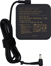Фото 1/5 Блок питания (сетевой адаптер) для ноутбуков Asus 19V 4.74A 90W 5.5x2.5 мм черный, без сетевого кабеля Premium