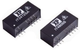 IT2405SA, Isolated DC/DC Converters - Through Hole DC-DC, 3W reg., single output, 4:1 Input, SIP