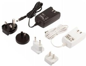 VEP24US09, Wall Mount AC Adapters AC-DC, Medical Plugtop, 24 W, Changeable Conn.