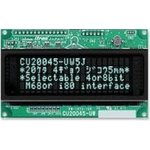 CU20045-UW5J, Vacuum Fluorescent Displays - VFD U-VERSION 20X4 70.8 X 20.9 DISP