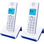 Р/Телефон Dect Alcatel S230 Duo ru white белый (труб. в компл.:2шт) АОН