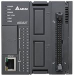 Процессорный модуль AS300, 128K шагов, 16DI/16DO, Ethernet, 2xRS485, mini USB, AS332T-A