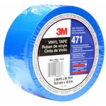 Scotch 471 Blue Vinyl 33m Lane Marking Tape, 0.14mm Thickness