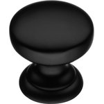 Ручка-кнопка матовый черный K-2360 BL