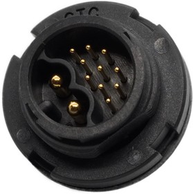 Фото 1/2 Circular Connector, 12 Contacts, Panel Mount, C4 Connector, Plug, Male, IP67