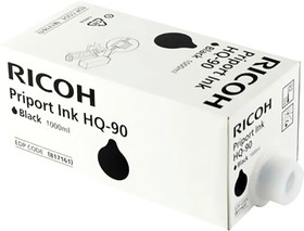 Фото 1/7 Ricoh HQ90 (817161), Чернила для дупликатора тип HQ90 чёрные (CS)